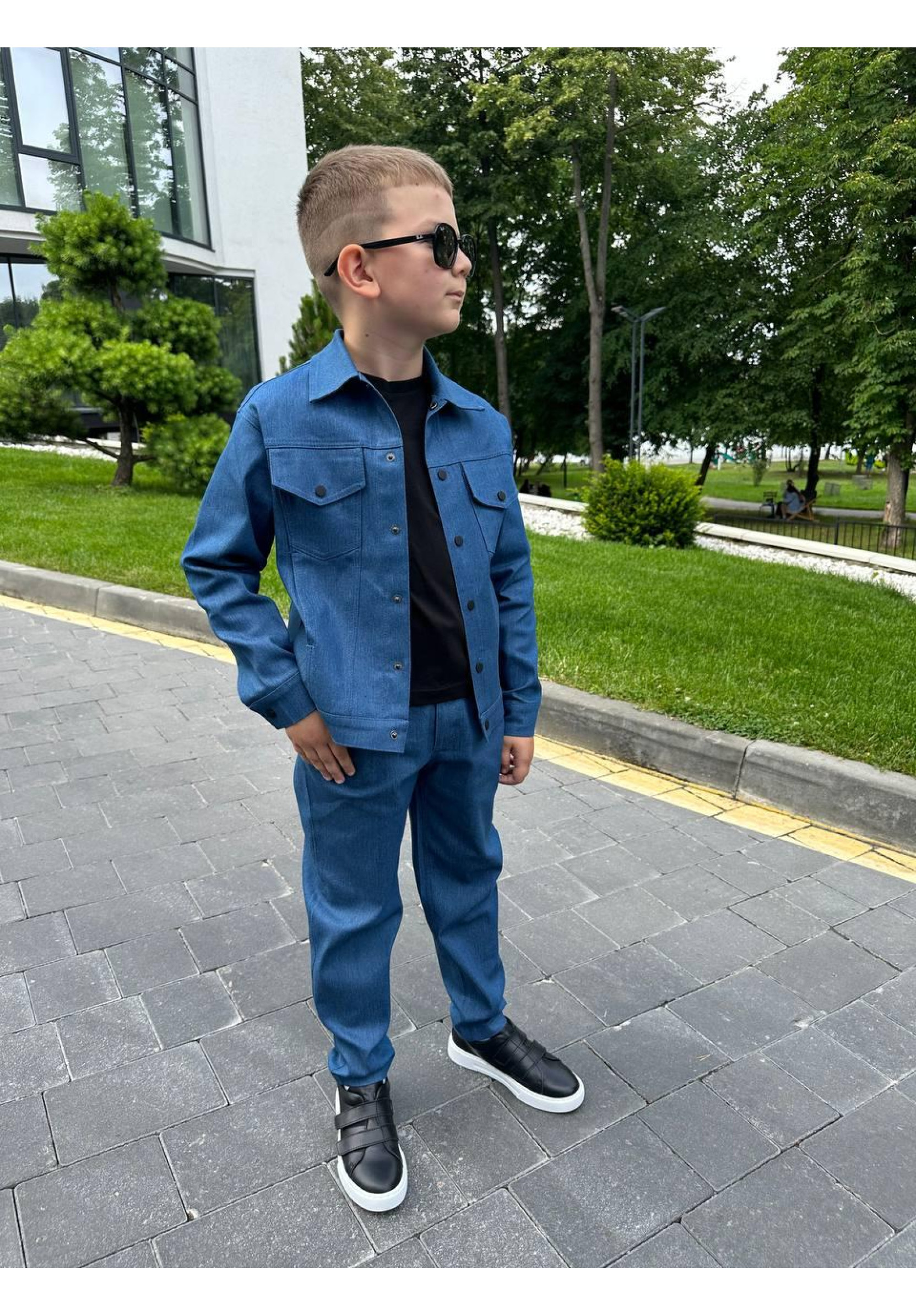 Костюм Джинс /темно-синій